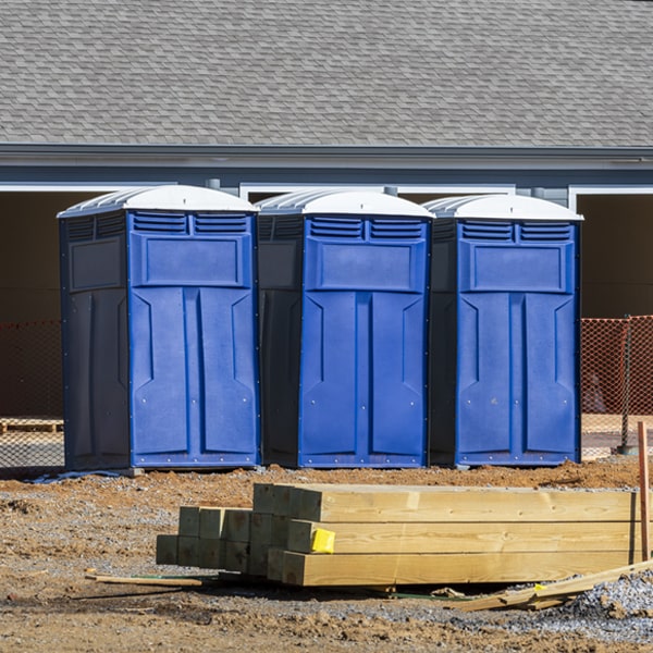 what is the cost difference between standard and deluxe portable restroom rentals in Loganville Wisconsin